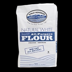 Chemical Free Natural White Premium Unbleached Flour, 25 LB Bag - Bulk Natural Foods Market